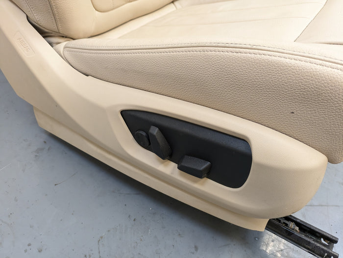 BMW F15 X5 Left/Right Front Beige Seat Set