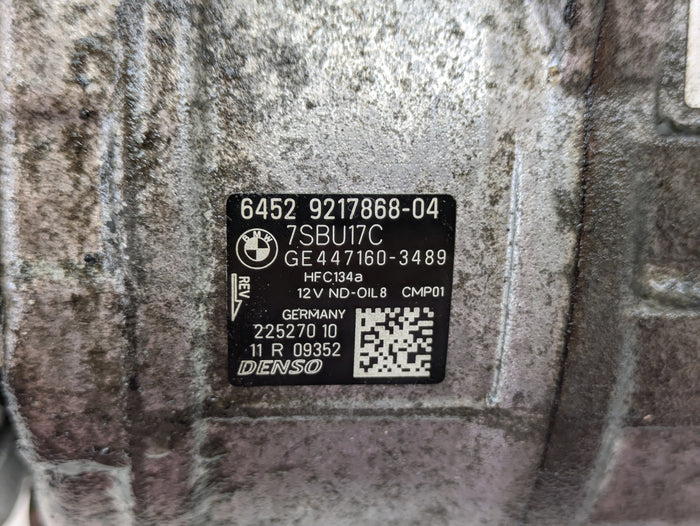 BMW F15 X5/F16 X6 35iX N55 Air Conditioning/AC Compressor 9217868