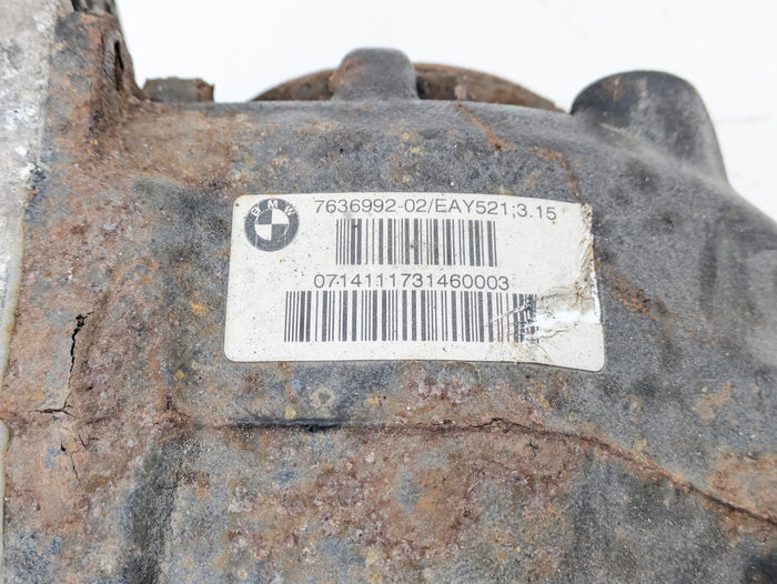 BMW F15 X5/F16 X6 35iX 35dX 40eX Rear Differential 3.15 7636992