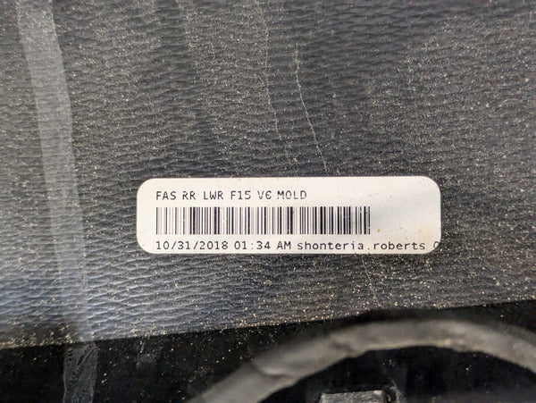 BMW F15 X5 35iX Rear Bumper Cover W/PDC Mineral Silver Metallic (A14)