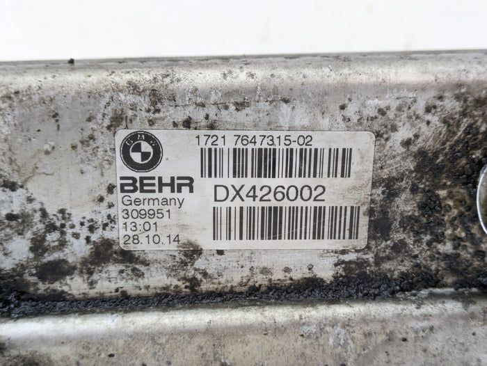 BMW F15 X5/F16 X6 35iX N55 Automatic Transmission Fluid Oil Cooler 7647315