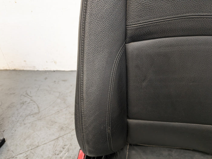 BMW E92 335i 328i Black Leather Heated Front Sport Seats