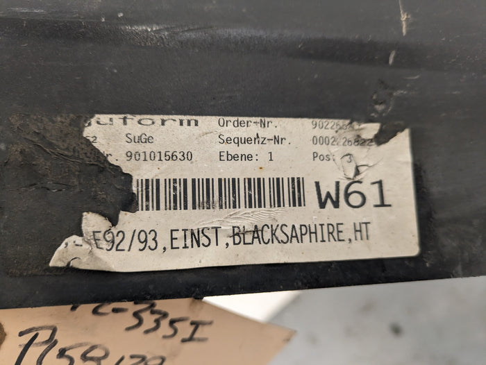 BMW E92 E93 335i 328i Pre-LCI Left/Driver Side Skirt Black Sapphire Metallic (475) *DAMAGED*