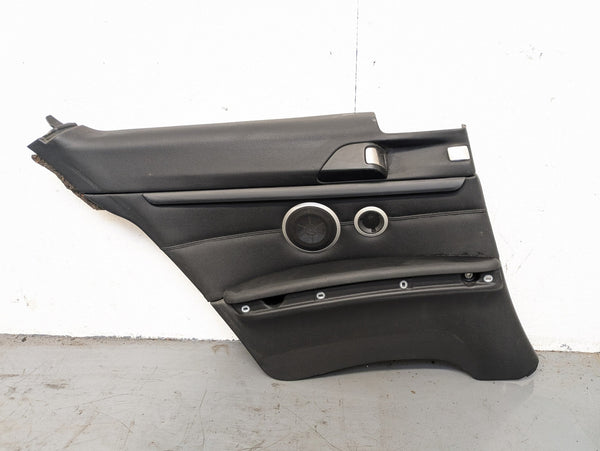 BMW E92 335i 328i Left/Driver Side Rear Black Leather Door Card Panel 6980699