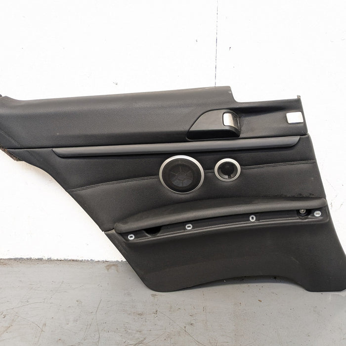 BMW E92 335i 328i Left/Driver Side Rear Black Leather Door Card Panel 6980699