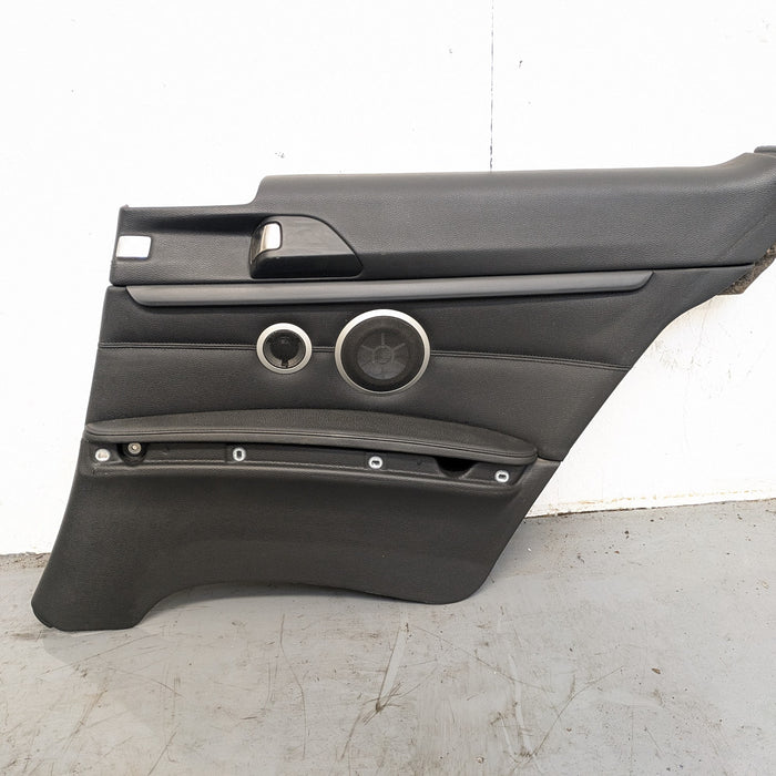 BMW E92 335i 328i Right/Passenger Side Rear Black Leather Door Card Panel 6980700