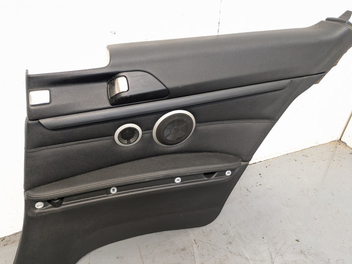 BMW E92 335i 328i Right/Passenger Side Rear Black Leather Door Card Panel 6980700