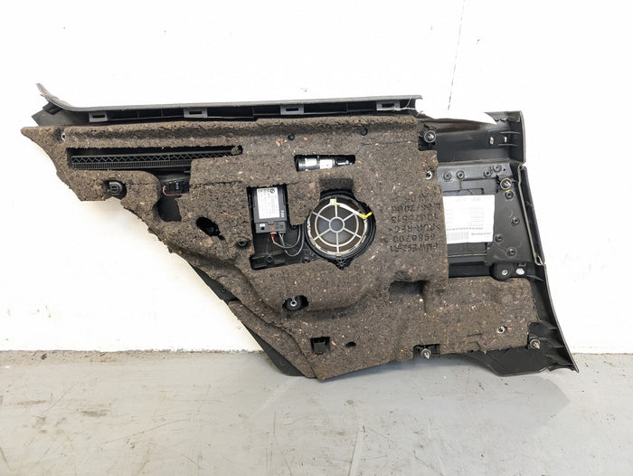 BMW E92 335i 328i Right/Passenger Side Rear Black Leather Door Card Panel 6980700