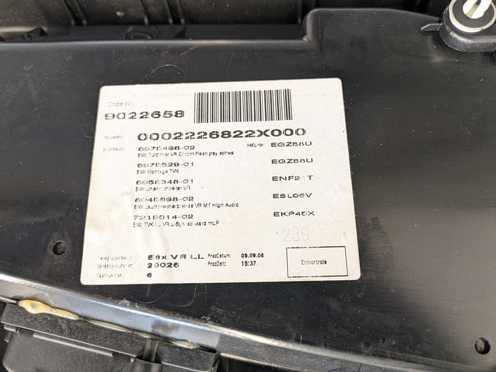 BMW E92 E93 335i 328i Right/Passenger Side Front Black Leather Door Panel Card 51417154587