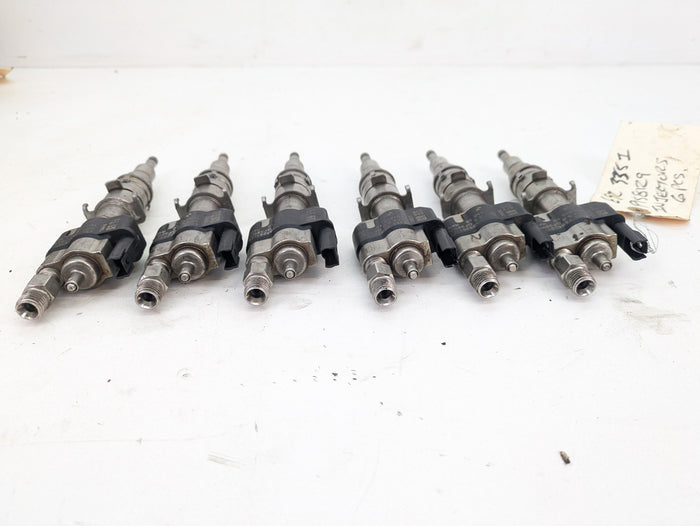 BMW E92 E90 E93 335i 335xi N54 Engine Index 11 Fuel Injector Set Of 6 7585261-11