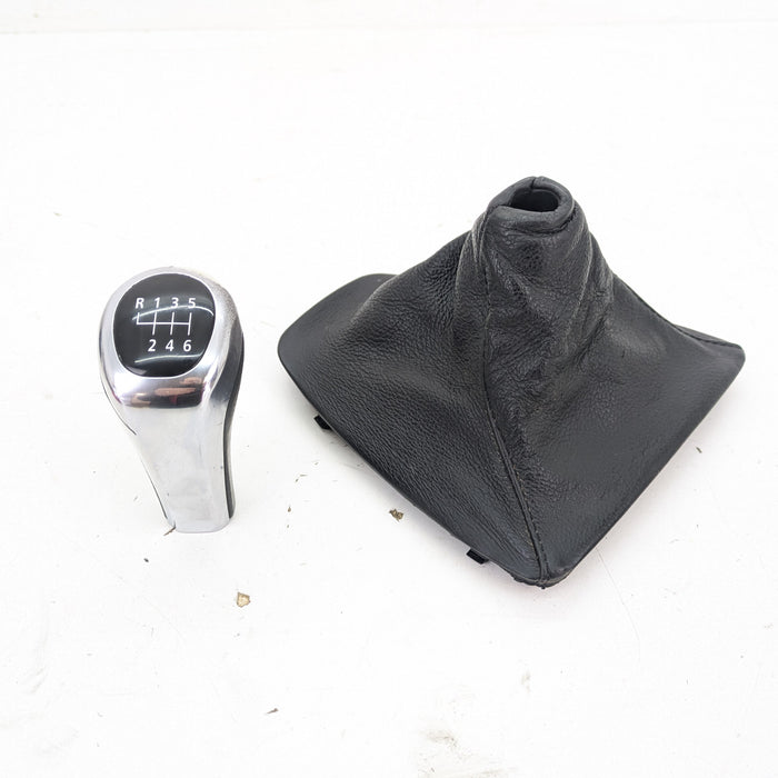 BMW E92 E90 E91 E93 3 Series Manual Transmission Gear Shift Knob & Boot 7530223 *DAMAGED*