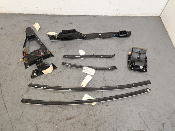 BMW E92 335i 328i Brushed Aluminum Non-iDrive Interior Trim Set