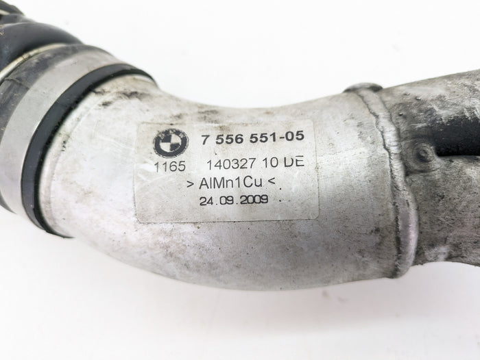 BMW E92 E93 E90 335i 335xi N54 Turbocharger Outlet Charge Induction Tract Pipe 7556551