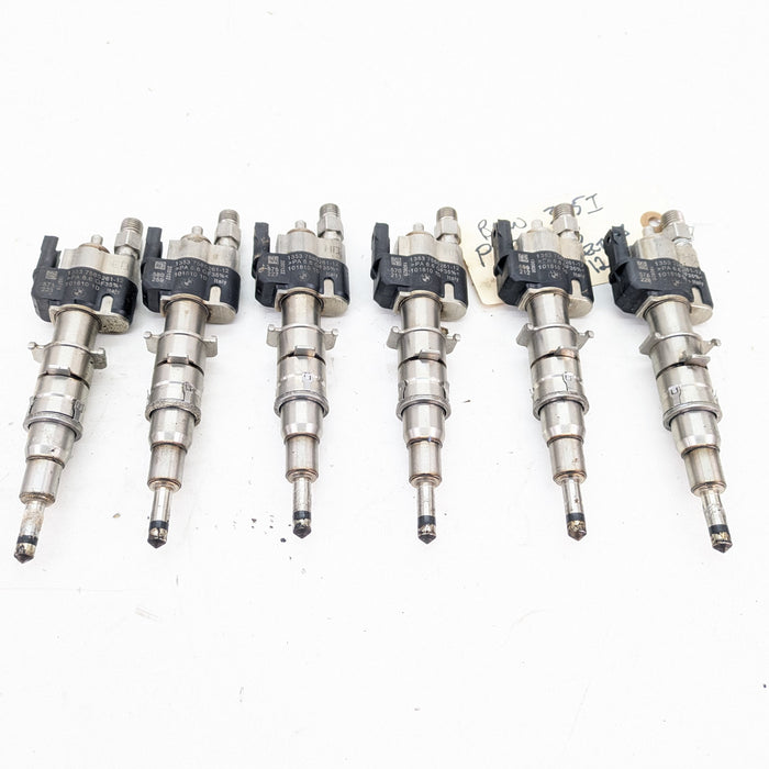 BMW E92 E90 E93 335i 335xi 335is N54 Engine Index 12 Fuel Injector Set Of 6 7585261-12