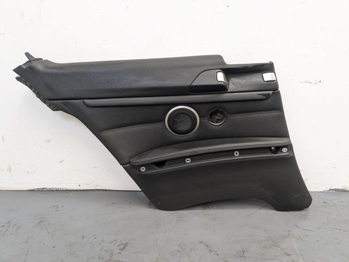 BMW E92 335i 328i Left/Driver Side Rear Black Leather Door Panel Card 6980699