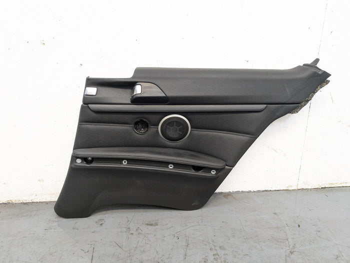 BMW E92 335i 328i Right/Passenger Side Rear Black Leather Door Panel Card 6980700