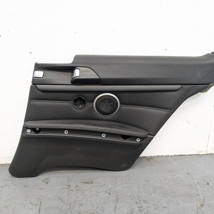 BMW E92 335i 328i Right/Passenger Side Rear Black Leather Door Panel Card 6980700