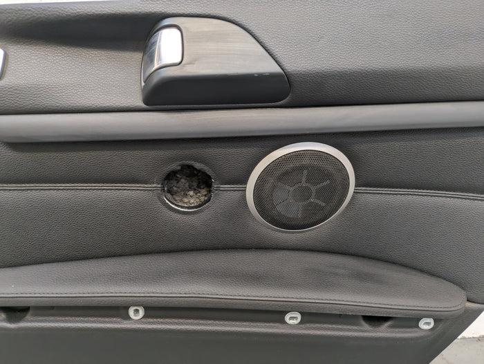 BMW E92 335i 328i Right/Passenger Side Rear Black Leather Door Panel Card 6980700