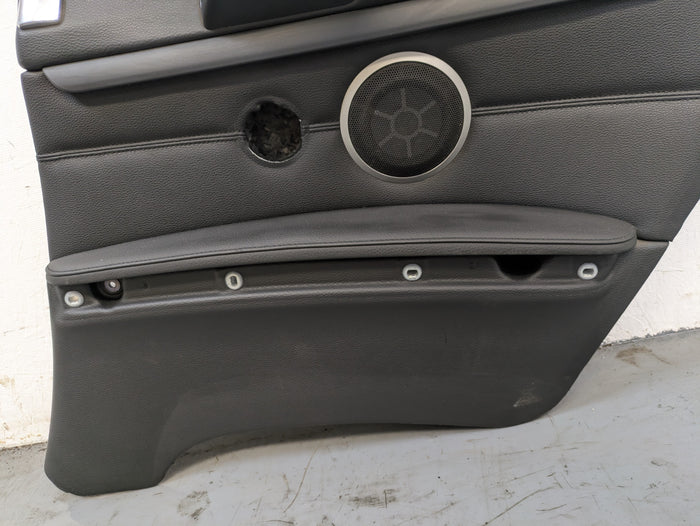 BMW E92 335i 328i Right/Passenger Side Rear Black Leather Door Panel Card 6980700