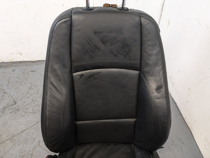 BMW E92 335i 328i Front Black Leather Heated Sport Seats