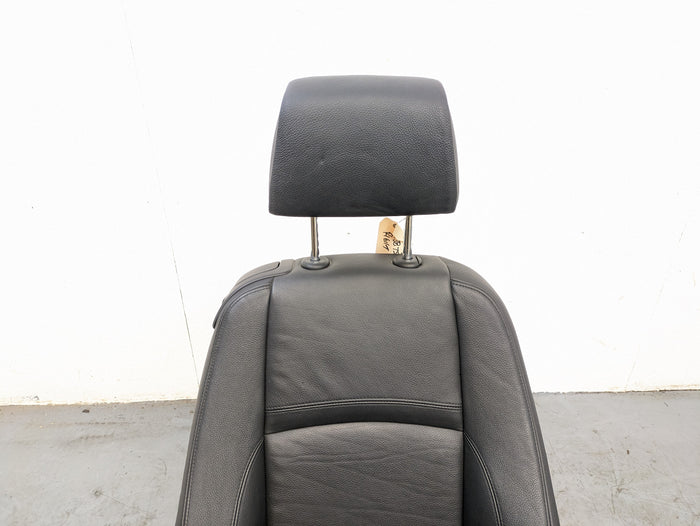 BMW E92 335i 328i Front Black Leather Heated Sport Seats