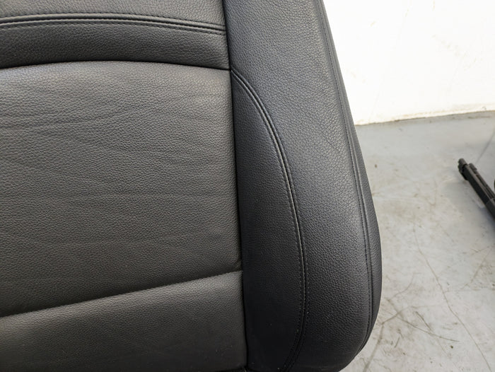 BMW E92 335i 328i Front Black Leather Heated Sport Seats