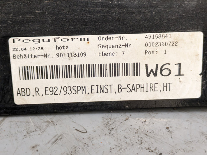 BMW E92 E93 335i 328i M Sport Coupe/Convertible Passenger Right Side Skirt Door Sill Rocker Panel Black Sapphire Metallic (475) 51778045422