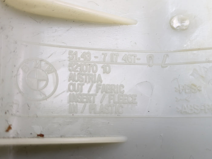 BMW E92 335i 328i M3 Left/Right A Pillar Trim Black 7117467/7117468