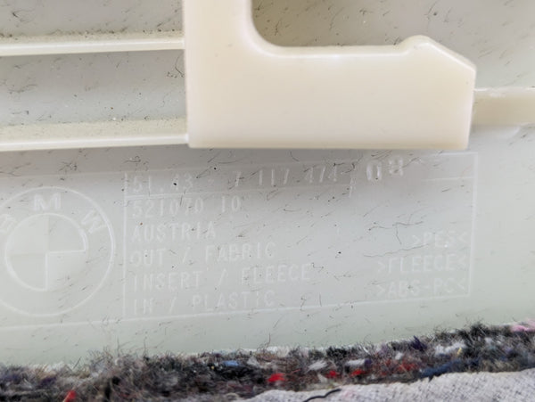 BMW E92 335i 328i M3 Left/Right Side Black C Pillar Trim 7117473/7117474