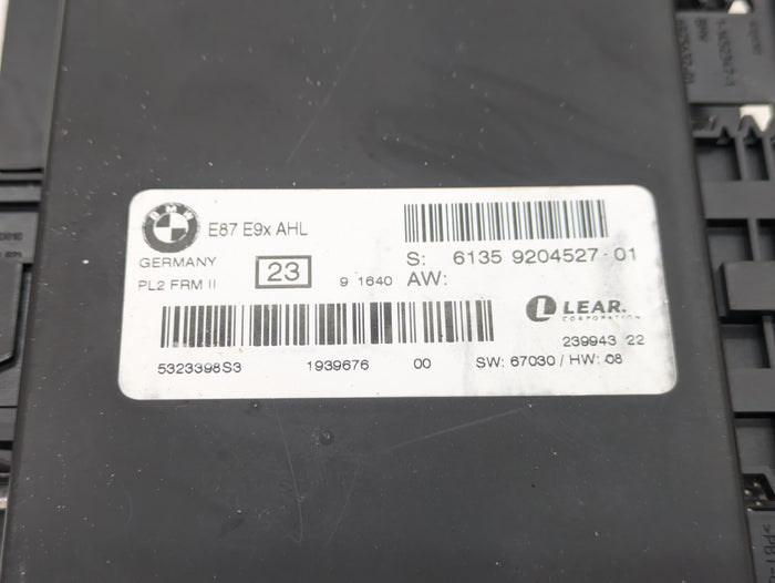 BMW E92 E93 335i 328i Pre-LCI FRM Footwell Body Control Module 9204527