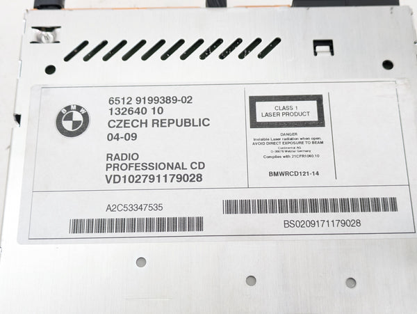 BMW E92 E90 E91 E93 335i 328i Professional Headunit/Radio/CD Player 9199389