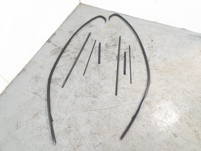 BMW E92 335i 328i M3 Shadowline/Gloss Black Exterior Window Trim Set