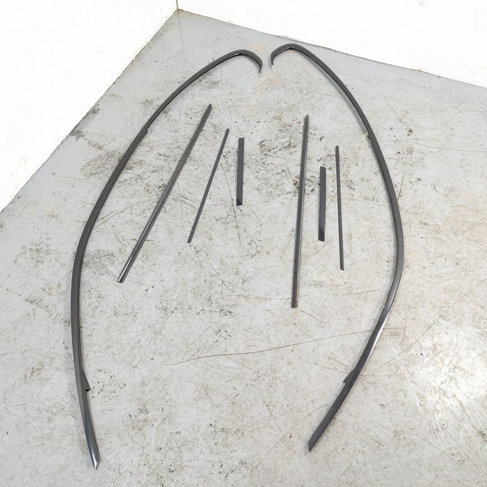 BMW E92 335i 328i M3 Shadowline/Gloss Black Exterior Window Trim Set