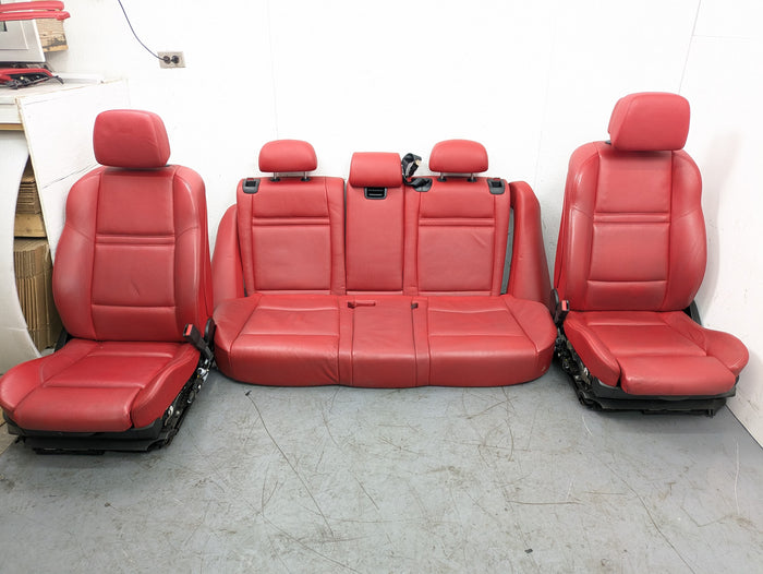 E70 X5 M Merino Red Leather Interior Set Seats With Dashboard