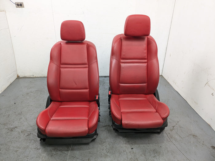 E70 X5 M Merino Red Leather Interior Set Seats With Dashboard