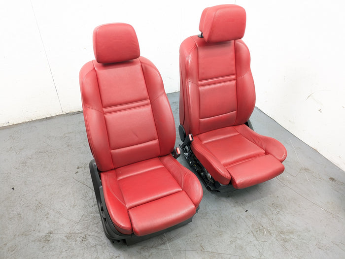 E70 X5 M Merino Red Leather Interior Set Seats With Dashboard