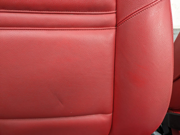 E70 X5 M Merino Red Leather Interior Set Seats With Dashboard