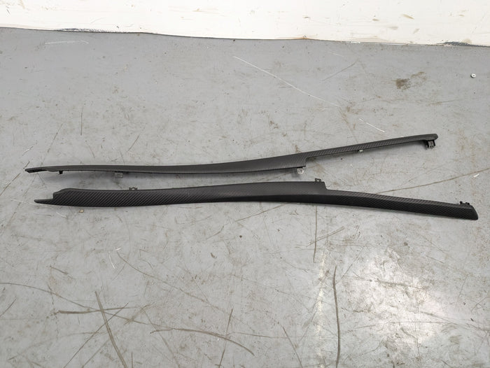 BMW E70 X5 M Carbon Leather Interior Door Panel Center Console Trim Set 51169186947