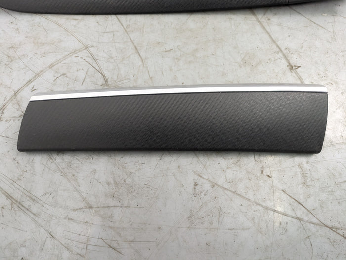 BMW E70 X5 M Carbon Leather Interior Door Panel Center Console Trim Set 51169186947