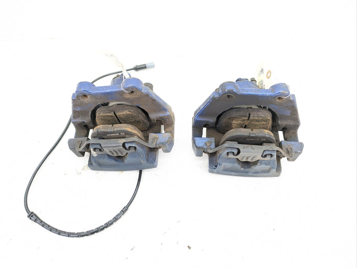BMW E70 E71 X5 X6 M Rear Blue Brake Calipers Set Pair Left Right 34217847227