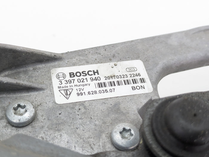 Porsche 991.2 911 GTS Windshield Wiper Linkage & Motor 99162803507/99162410505