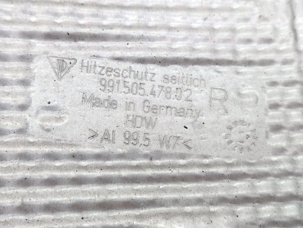 Porsche 991.2 911 GTS Rear Right/Passenger Side Heat Shield 99150547802