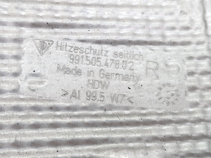 Porsche 991.2 911 GTS Rear Right/Passenger Side Heat Shield 99150547802
