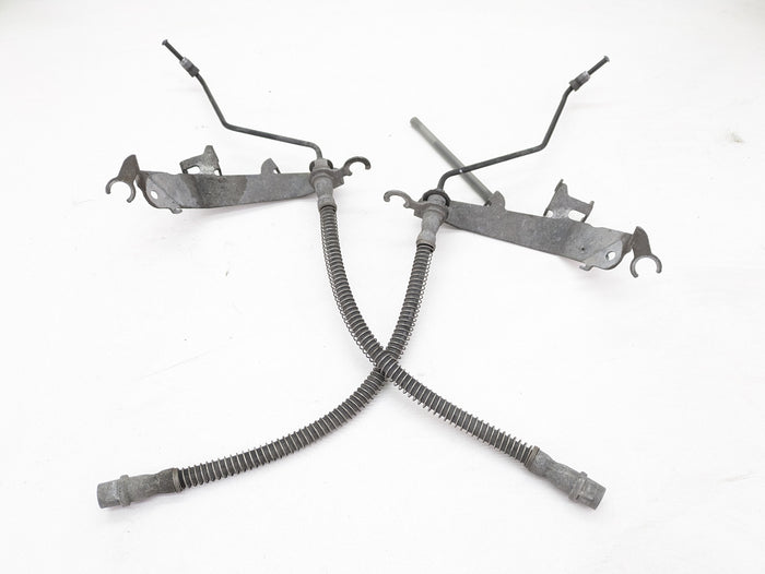 Porsche 991.2 911 GTS Front Left/Right Soft Brake Line Hose & Bracket 9P1611846/9P1611845