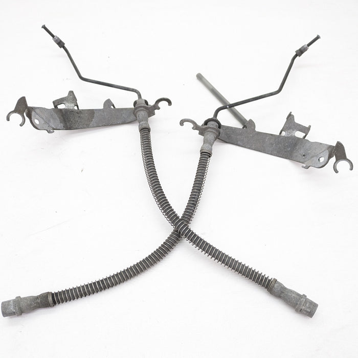 Porsche 991.2 911 GTS Front Left/Right Soft Brake Line Hose & Bracket 9P1611846/9P1611845