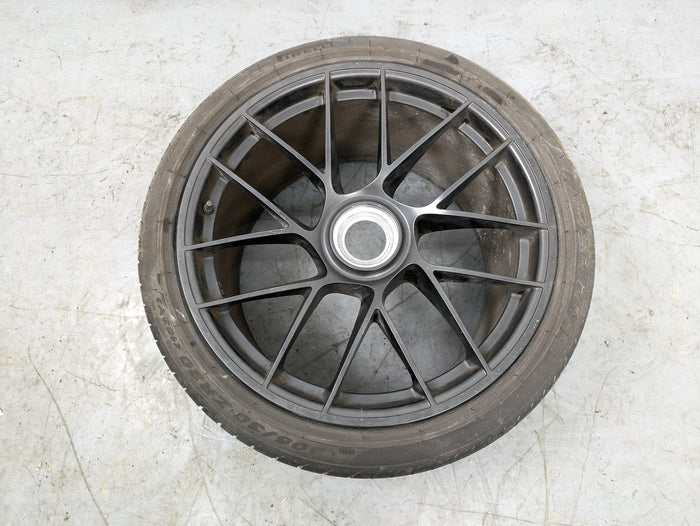Porsche 991.2 911 GTS Rear Left/Right Center Lock Matte Black Wheel 20