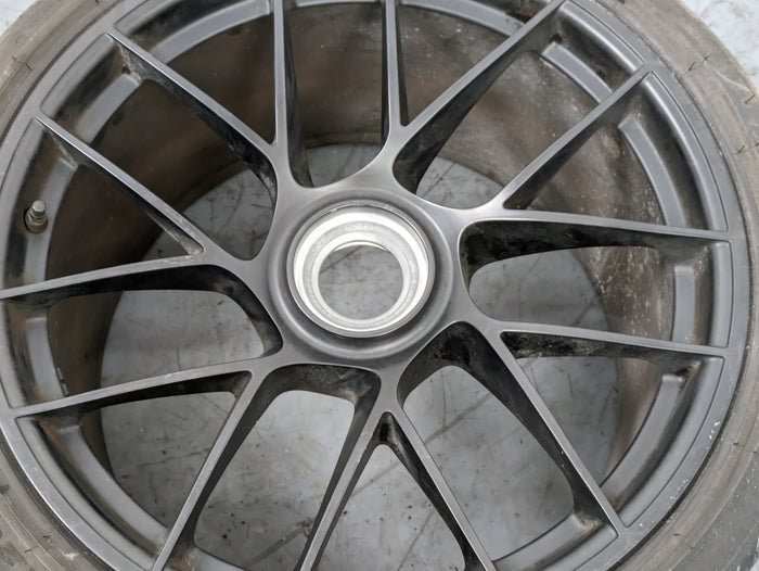 Porsche 991.2 911 GTS Rear Left/Right Center Lock Matte Black Wheel 20