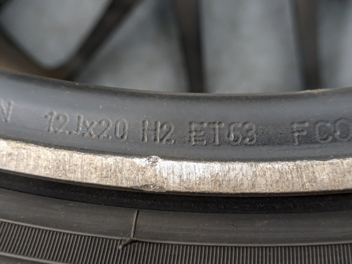 Porsche 991.2 911 GTS Rear Left/Right Center Lock Matte Black Wheel 20