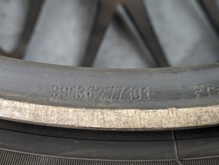 Porsche 991.2 911 GTS Rear Left/Right Center Lock Matte Black Wheel 20