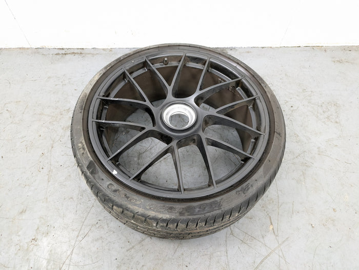 Porsche 991.2 911 GTS Front Left/Right Center Lock Matte Black Wheel 20
